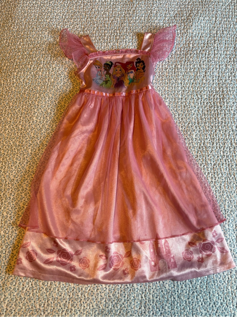 Disney Girls Princess Pink Nightgown 4T